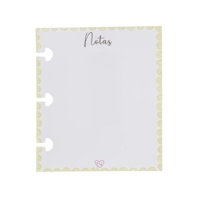 Hojas MINI Borde Amarillo