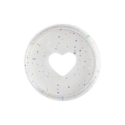 TRANSPARENTE CON ESCARCHA