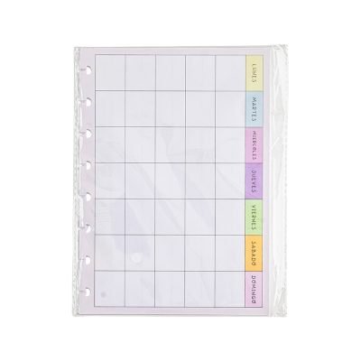 Hojas de Planeador mensual MIDI