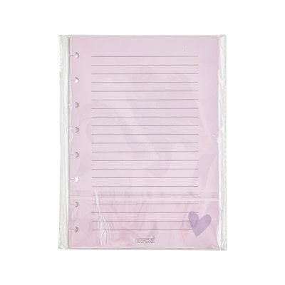 Hojas rayadas fondo rosa MIDI