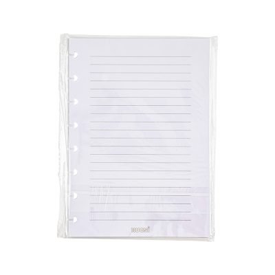 Hojas blancas rayadas MIDI