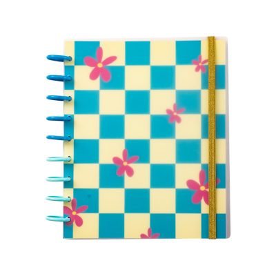 AGENDA JardÃn Retro | Discos Azul - Turquesa