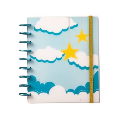 AGENDA Entre Nubes | Discos Azul Metalizado